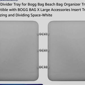 COPY - Bogg Bag Beach Bag Organizer Tray - White